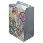 Botanische Bliss Medium Cadeauzakje (Achterkant Gekanteld)