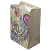 Botanische Bliss Medium Cadeauzakje (Achterkant Gekanteld)