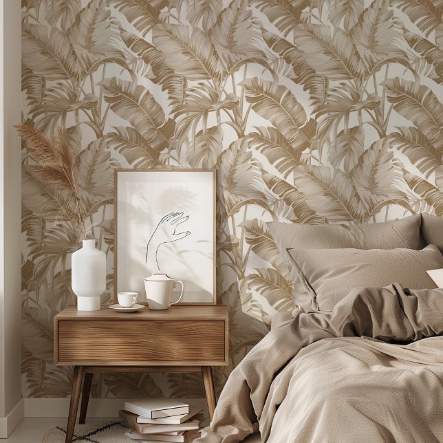 Botanische Blockprint Peel & Stick Behang (Creator heeft geüpload)