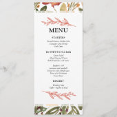 Botanische bloei Kaart in het menu Tekenen (Voorkant)