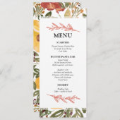 Botanische bloei Kaart in het menu Tekenen (Voorkant / Achterkant)