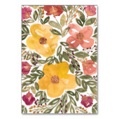 Botanische bloei schilderen kaart (Achterkant)