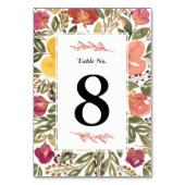 Botanische bloei schilderen kaart (Voorkant)