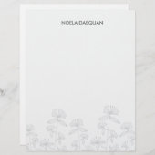 botanische bloem (Voorkant / Achterkant)