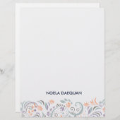 botanische bloem (Voorkant / Achterkant)