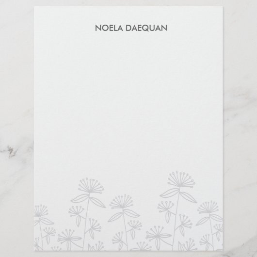 botanische bloem (Voorkant)