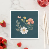 Botanische bloem Boho Servet (Insitu)