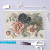 Botanische bloem illustraties op perkament nr. 4 tissuepapier (Craft)