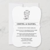 botanische bloem kaart (Voorkant)