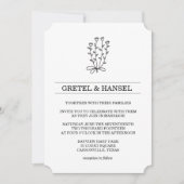 botanische bloem kaart (Voorkant)