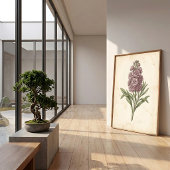 Botanische bloem kunstprint Boho stijl Poster