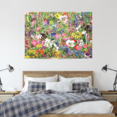 Botanische bloem Natuur Wilde bloem Canvas Afdruk (Insitu (Slaapkamer))