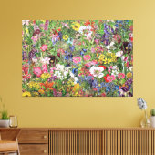Botanische bloem Natuur Wilde bloem Canvas Afdruk (Insitu (Woonkamer))