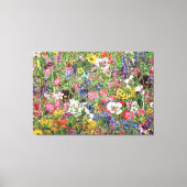 Botanische bloem Natuur Wilde bloem Canvas Afdruk (Voorkant)