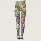 Botanische bloem Natuur Wilde bloem Leggings (Voorkant)