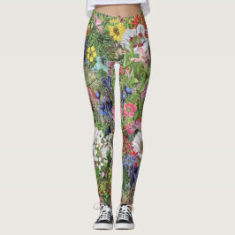 Botanische bloem Natuur Wilde bloem Leggings