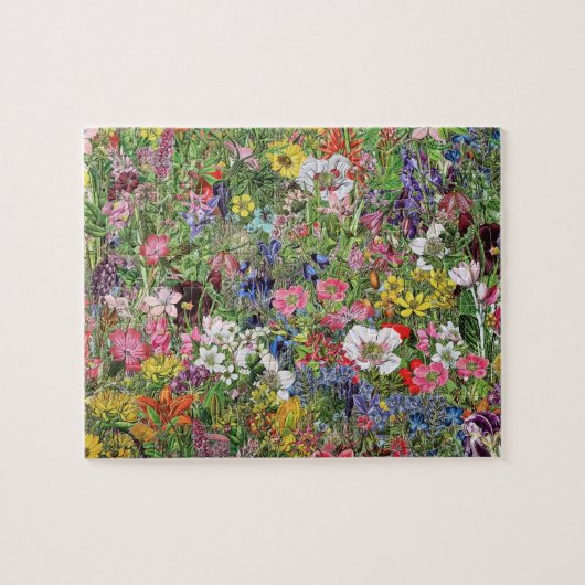 Botanische bloem Natuur Wilde bloem Legpuzzel (Horizontaal)