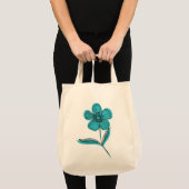 botanische bloem tote bag (Voorkant (product))