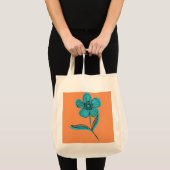 botanische bloem tote bag (Voorkant (product))