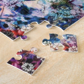 botanische bloem van wilde lente legpuzzel (Zijkant)