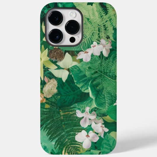 Botanische bloemblaadjes achtergrond Case-Mate iPhone case (Achterkant)