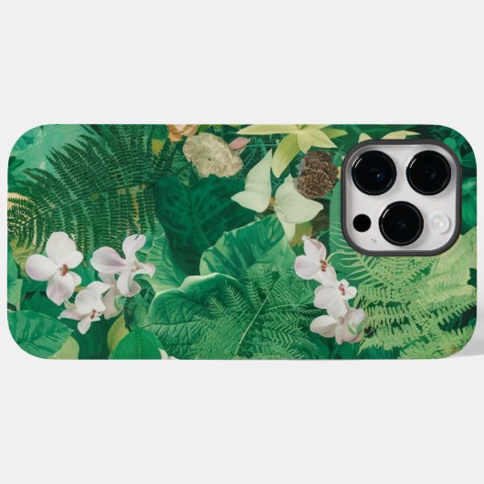 Botanische bloemblaadjes achtergrond Case-Mate iPhone case (Achterkant (horizontaal))
