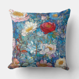 Botanische bloemblaadjes kussen