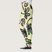 Botanische bloemblaadjes leggings (Links)