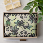 Botanische bloemblaadjes tissuepapier (Geschenk)