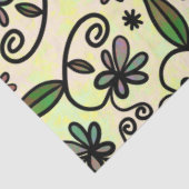 Botanische bloemblaadjes tissuepapier (Detail)