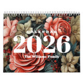  botanische bloemen 2025 kalender (Hoes)