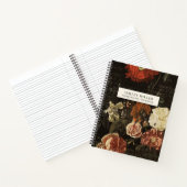  botanische bloemen aangepast notitieboek (Binnen)