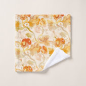 Botanische bloemen bad handdoek (Wasdoekje)