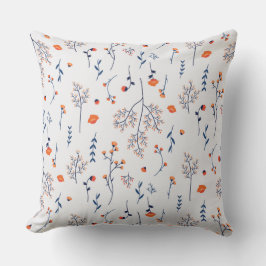 Botanische Bloemen Bloemen Patroon 20"x 20" Kussen