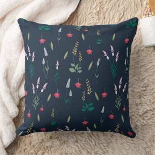 Botanische Bloemen Bloemen Patroon 20"x 20" Kussen