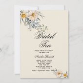 Botanische Bloemen Bruids Tea Party Vrijgezellenfe Kaart (Voorkant)