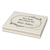 Botanische bloemen Dit boek behoort tot het script Rubberstempel (Stempel)