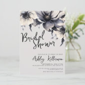 Botanische bloemen Elegant Boho Vrijgezellenfeest Kaart (Staand voorkant)