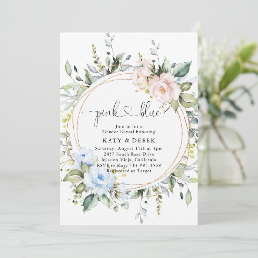 Botanische Bloemen Groen Geslacht Onthullen Kaart (Staand voorkant)