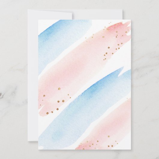 Botanische Bloemen Groen Geslacht Onthullen Kaart (Achterkant)