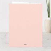 Botanische bloemen, groet van moeder kaart (Achterkant)