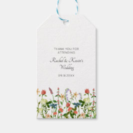 Botanische Bloemen Huwelijkscadeau Labels Cadeaulabel