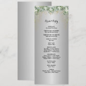 Botanische bloemen introduceren stralende bruidsfe (Voorkant / Achterkant)