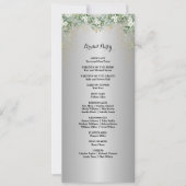 Botanische bloemen introduceren stralende bruidsfe (Voorkant)