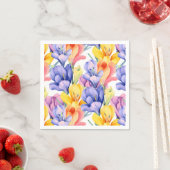 Botanische bloemen servet (Insitu)