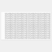 Botanische Bloemen Tamper Proof Dunne Product Labe Labels (Vel)