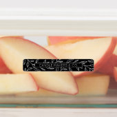 Botanische Bloemen Tamper Proof Dunne Product Labe Labels (Aangebracht)