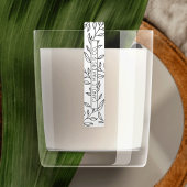 Botanische Bloemen Tamper Proof Dunne Product Labe Labels