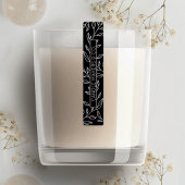 Botanische Bloemen Tamper Proof Dunne Product Labe Labels