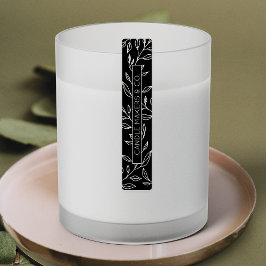 Botanische Bloemen Tamper Proof Dunne Product Labe Labels